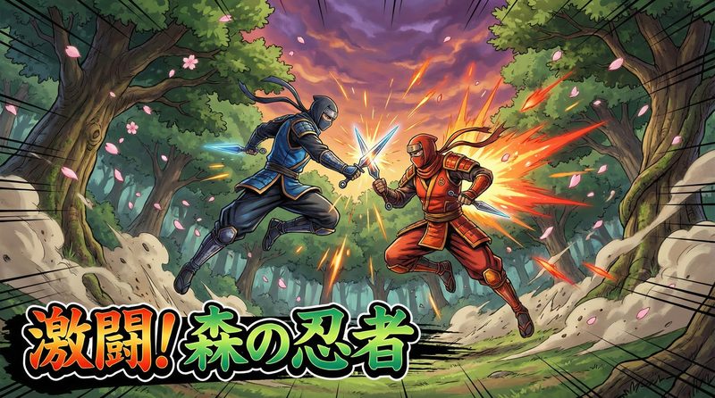 糖心vlog原创动作视频 - 忍者森林激战