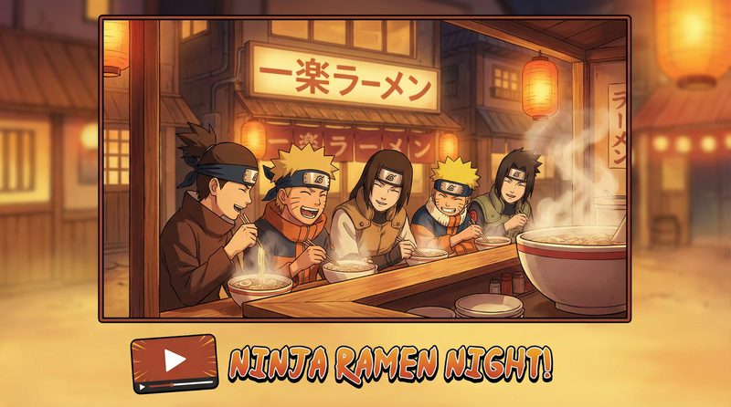 糖心vlog美食视频分享 - 忍者拉面夜话